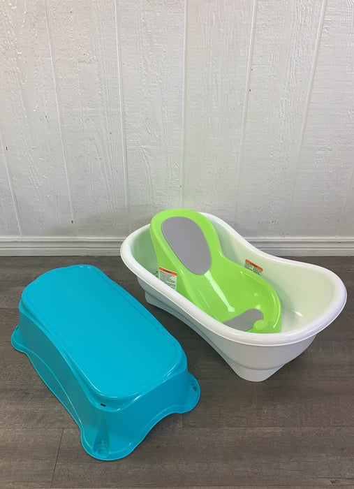 secondhand Summer Infant Comfort Height Bath Center With Step Stool