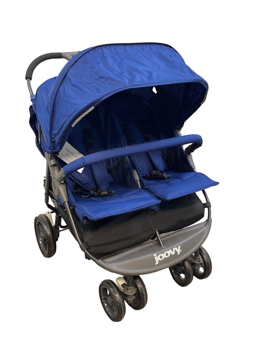 used Joovy Scooter X2 Double Stroller, 2020, Blueberry