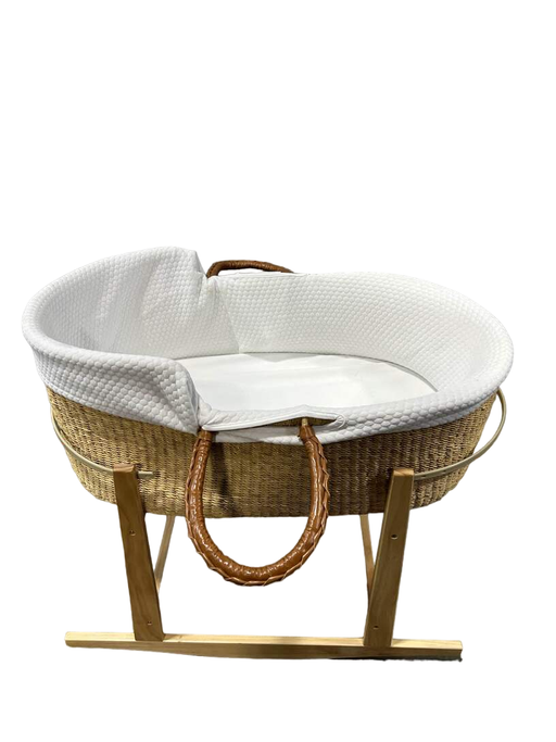 secondhand Design Dua Natural Bilia Bassinet With Rocking Stand