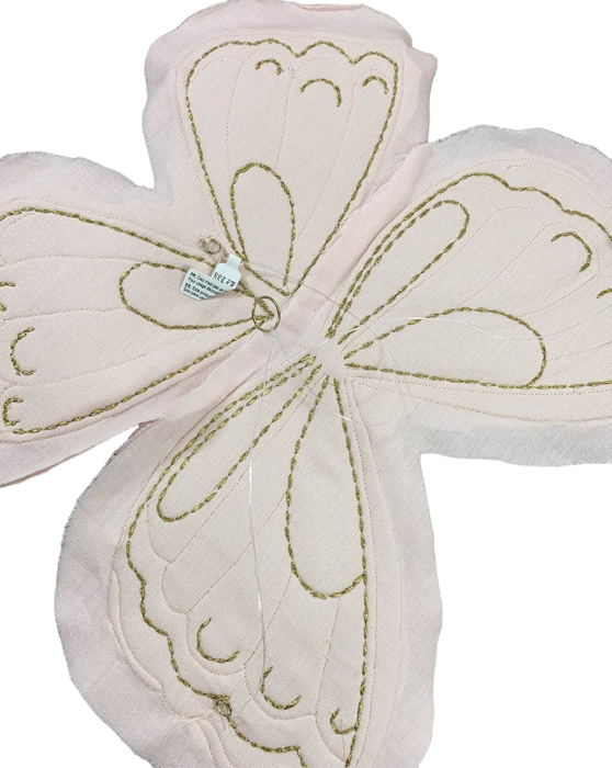 secondhand Pottery Barn Kids Linen Fabric Butterflies