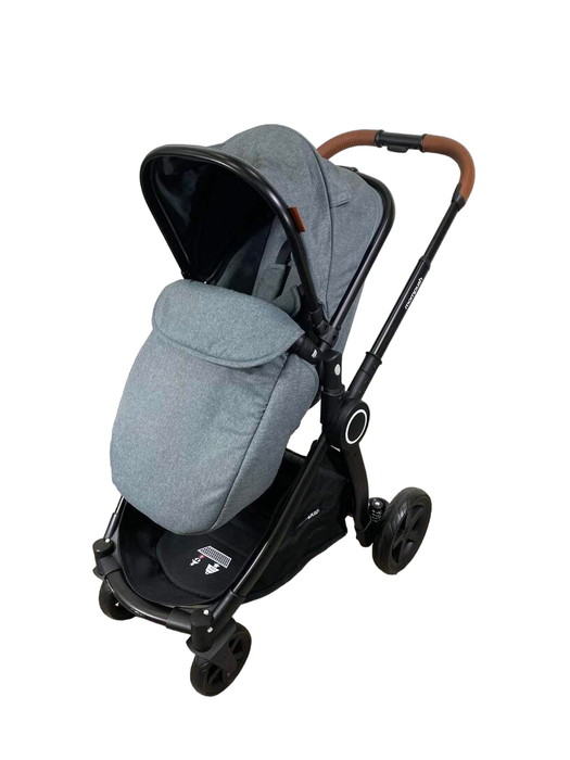 secondhand Mompush Ultimate 2 Baby Stroller, 2022, Grey with Black Frame