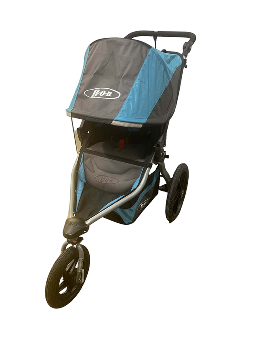 secondhand BOB Revolution Flex Single Jogging Stroller, 2016, Teal