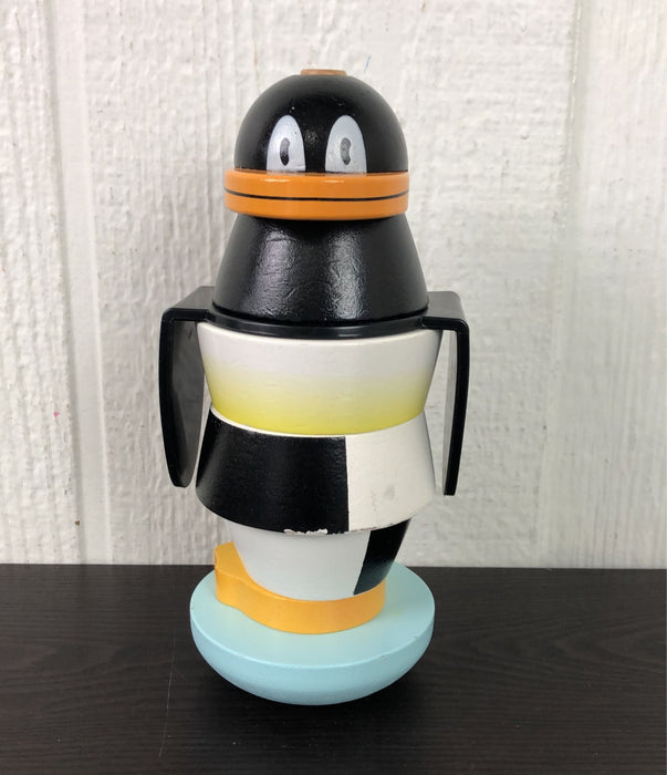 used Melissa & Doug Wooden Penguin Stacker Toy