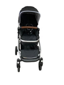 used Mockingbird Single to Double Stroller, 2022, Silver with Penny Leather, Windowpane, Black 