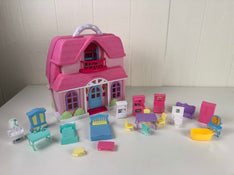 used BUNDLE Dollhouse And Accessories