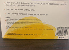 secondhand Medela Quick Clean Micro Steam Bags, Box of 5