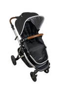 used Mockingbird Single Stroller, 2023, Black, Windowpane, Silver With Penny Leather