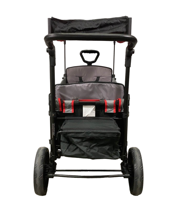 Wonderfold X2 Push + Pull Double Stroller Wagon, 2022, Black