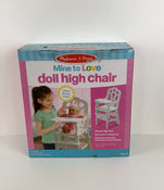 secondhand Melissa & Doug Mine To Love Doll Highchair