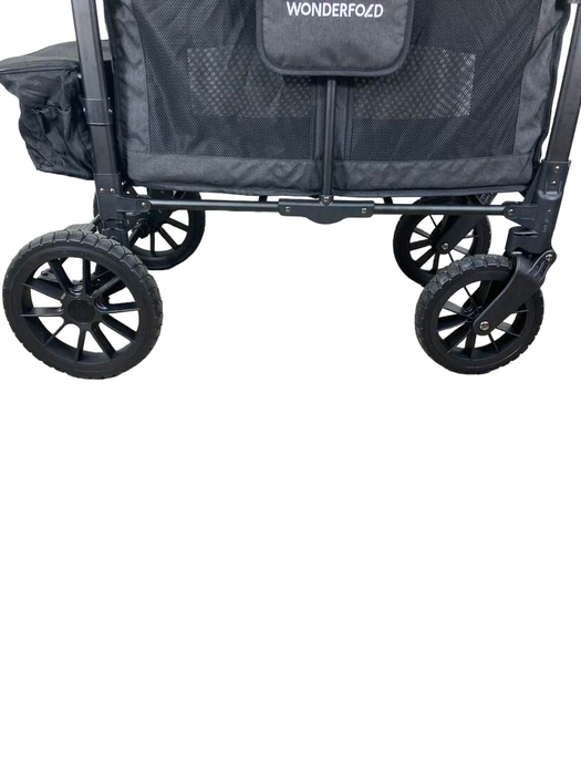 Wonderfold W2 Luxe Multifunctional Double Stroller Wagon, 2023, Charcoal Gray