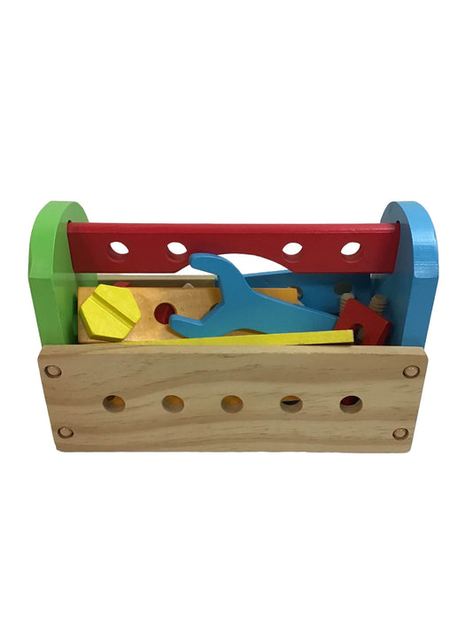 secondhand Melissa & Doug Take-Along Tool Kit Wooden Toy