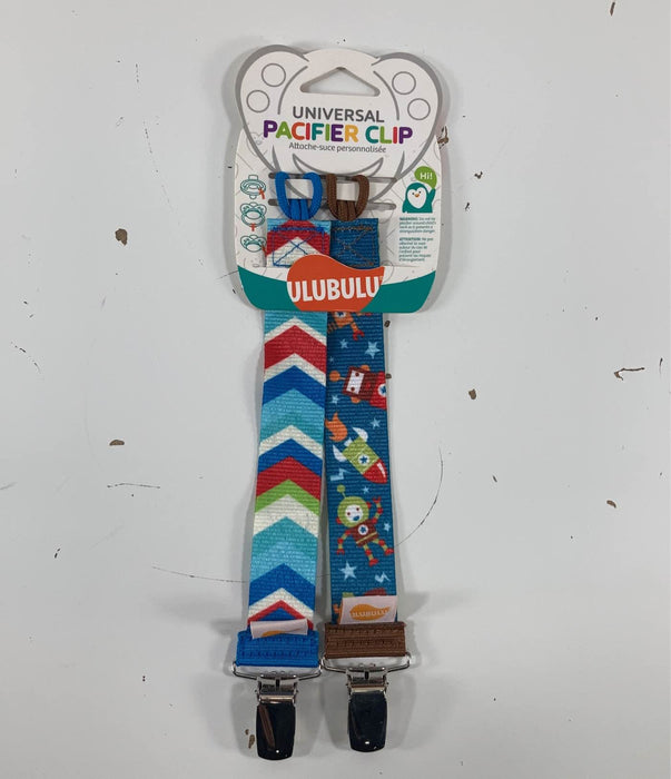 used Ulubulu Pacifier Clips, 2 Pack