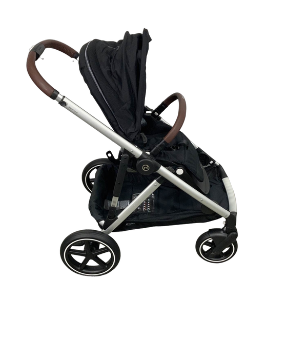 secondhand Cybex Gazelle S Modular Stroller, Silver Frame, Moon Black, 2022