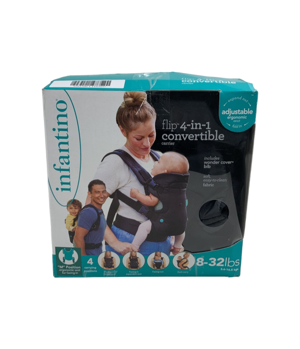 Infantino Flip 4-in-1 Convertible Carrier, Black