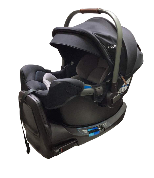 used Nuna PIPA rx Infant Car Seat with RELX Base, 2023, Caviar