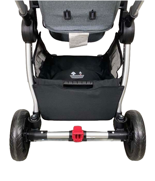 Mompush Ultimate 2 Baby Stroller, 2021, Grey with Silver Frame