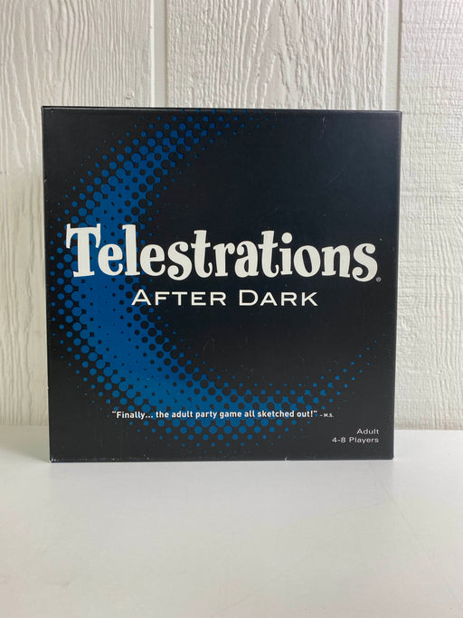 used Telestrations After Dark Adult Party Game