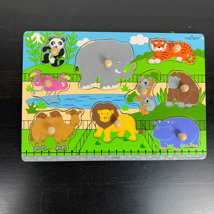 used Small World Toys Ryan's Room Wooden Puzzle