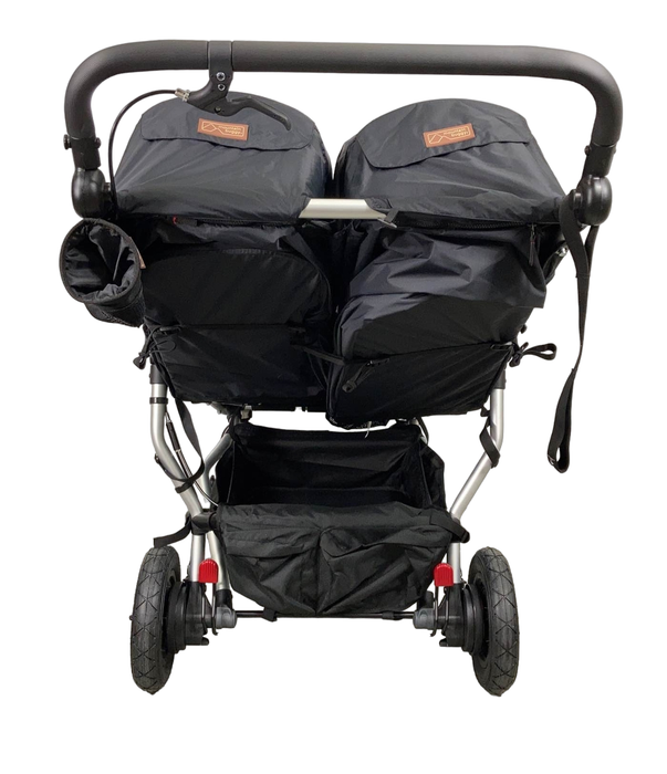 Mountain Buggy Duet Double Stroller, 2022, Black