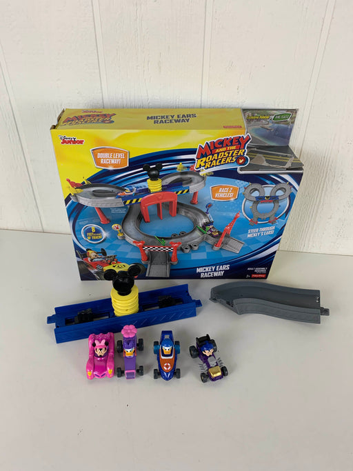 used Disney Mickey Mouse Deluxe Racetrack - Mickey and the Roadster Racers