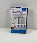 used SwaddleMe Arms Free Convertible Pod 2pk, Stars/planets