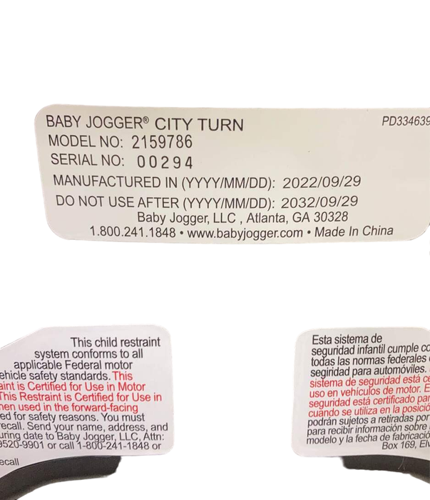 Baby Jogger City Turn Car Seat, Paloma Greige, 2022