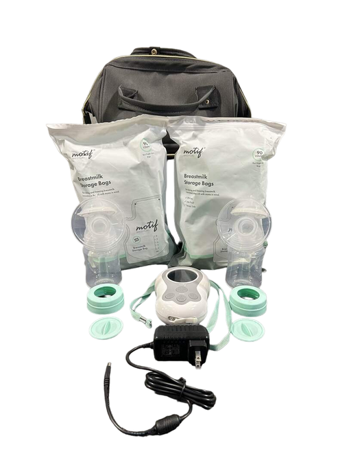 used Motif Medical Duo Double Electric Breast Pump With Maylilly Bag