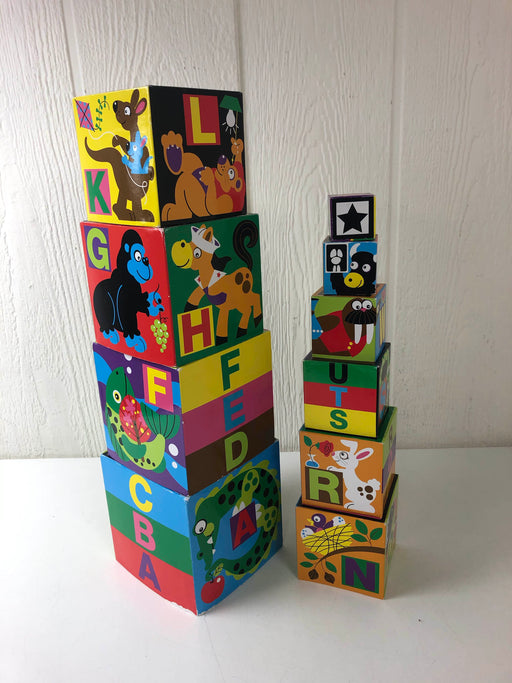 secondhand Melissa & Doug Alphabet Stacking And Nesting Blocks