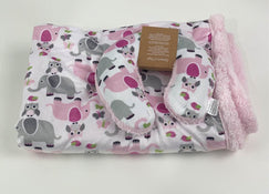 secondhand Elements Of Style Blanket & Neck Pillow Set