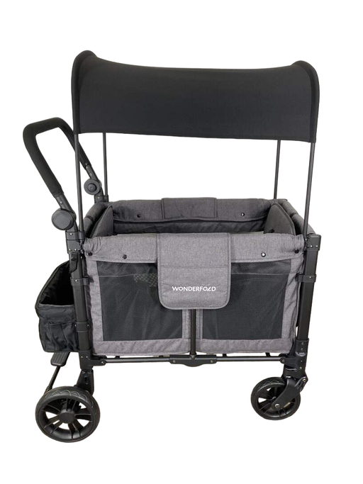 secondhand Wonderfold W2 Elite Multifunctional Stroller Wagon, Charcoal Grey, 2023