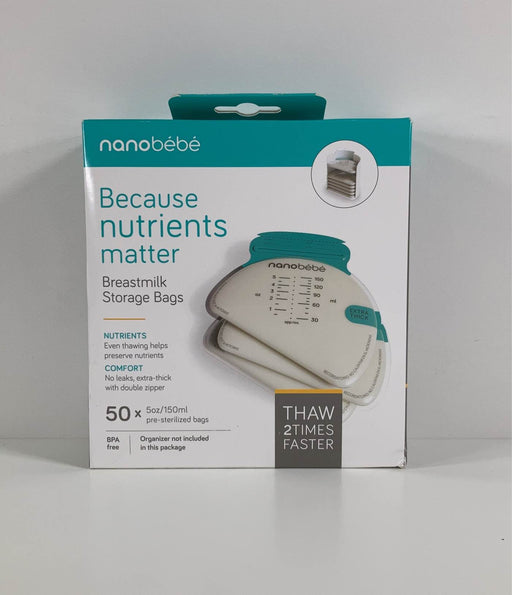 used Nanobébé Breastmilk Storage Bags 50-Pack