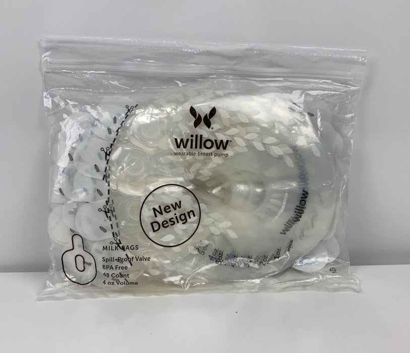 used Willow 48-Count 4 oz Spill-Proof Breast Milk Bags