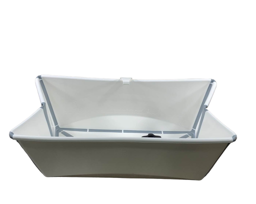 used Stokke Flexi Bath Foldable Baby Bathtub, White, Regular