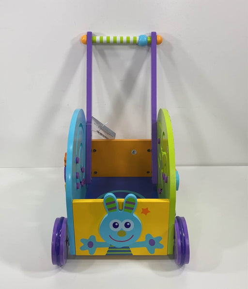 secondhand Boikido Wooden Push and Play Rabbit Wagon