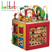 used Battat Wooden Activity Cube