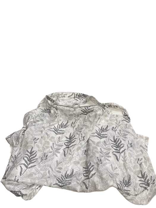 secondhand Boppy Nursing Cover, Grey Ferns