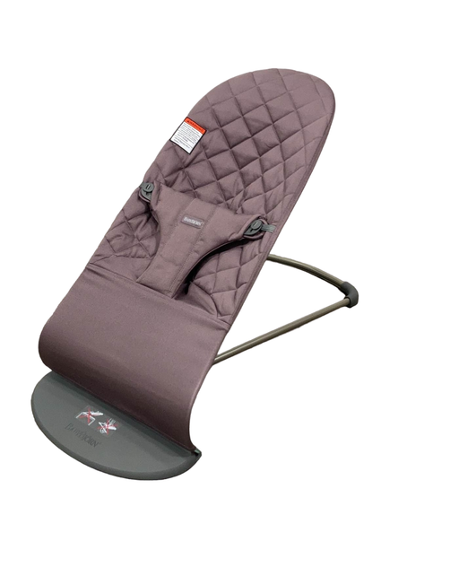 used BabyBjorn Bouncer Bliss, Dark Gray Frame, Dark Purple