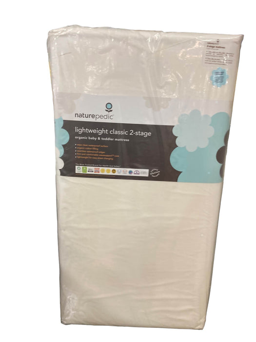 secondhand Naturepedic Organic Lightweight Crib Mattress