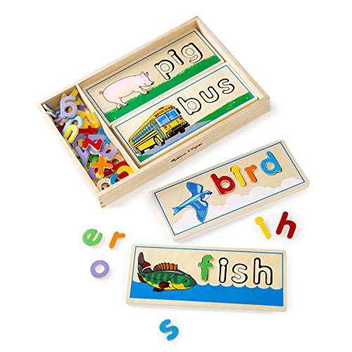 used Melissa & Doug See & Spell Wooden Educational Board