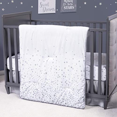 used Trend Lab 3-Piece Crib Bedding Set, celestial space