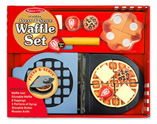 used Melissa & Doug Press and Serve Wooden Waffle Set