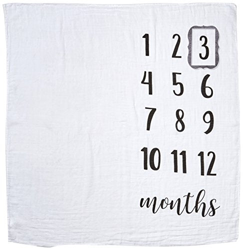 used Mud Pie Monthly Milestone Blanket