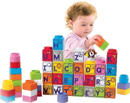 used Fisher Price Little People Stack ‘n Learn Alphabet Blocks