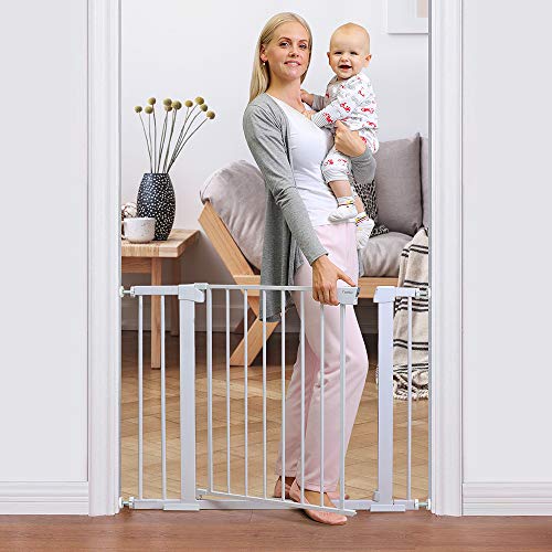 used Cumbor Auto Close Safety Baby Gate With Extensions