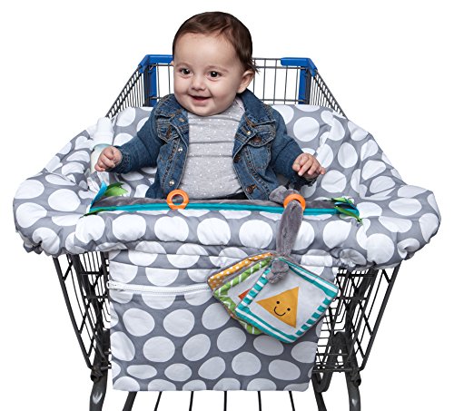 used Boppy Luxe Shopping Cart And High Chair Cover, Jumbo Dot