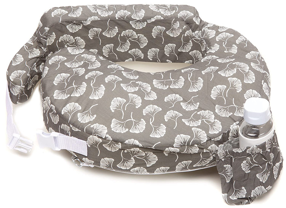 used My Brest Friend Nursing Pillow, Grey Flowing Fans