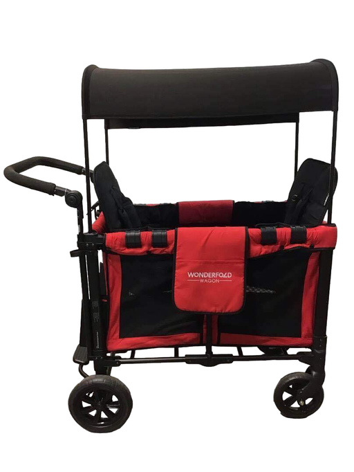 used Wonderfold W2 Original Multifunctional Double Stroller Wagon, 2021, Red