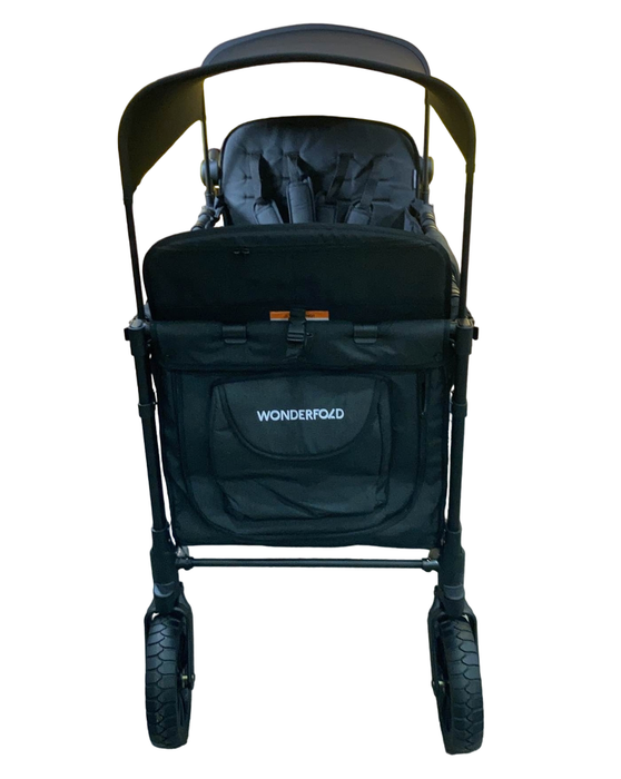 secondhand Wonderfold W4 Luxe Quad Stroller Wagon, Volcanic Black, 2023