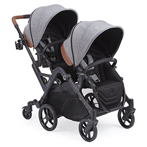 used Contours Curve Double Stroller, 2020, Graphite