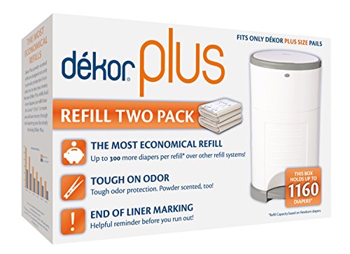 used Diaper Dekor Plus Refills